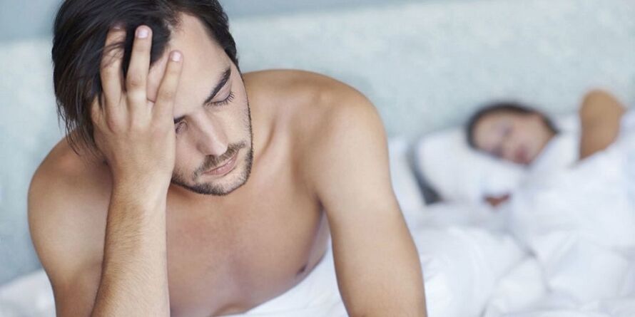 diminución da actividade sexual en homes con prostatite